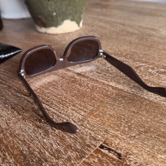 Heaven Mayhem VITTORIA GLASSES NEW - Brown Aviator Sunglasses main image 4